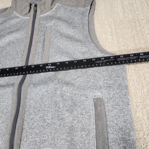 Vineyard Vines Vest Men Medium Mountain Fleece Sweater Vest Performance Golf - Picture 4 of 8
