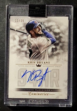 2018 Topps Luminaries Home Run Kings Auto Kris Bryant # 13/15.