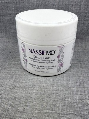 NassifMD Detox Pads 60 count Brand New Sealed
