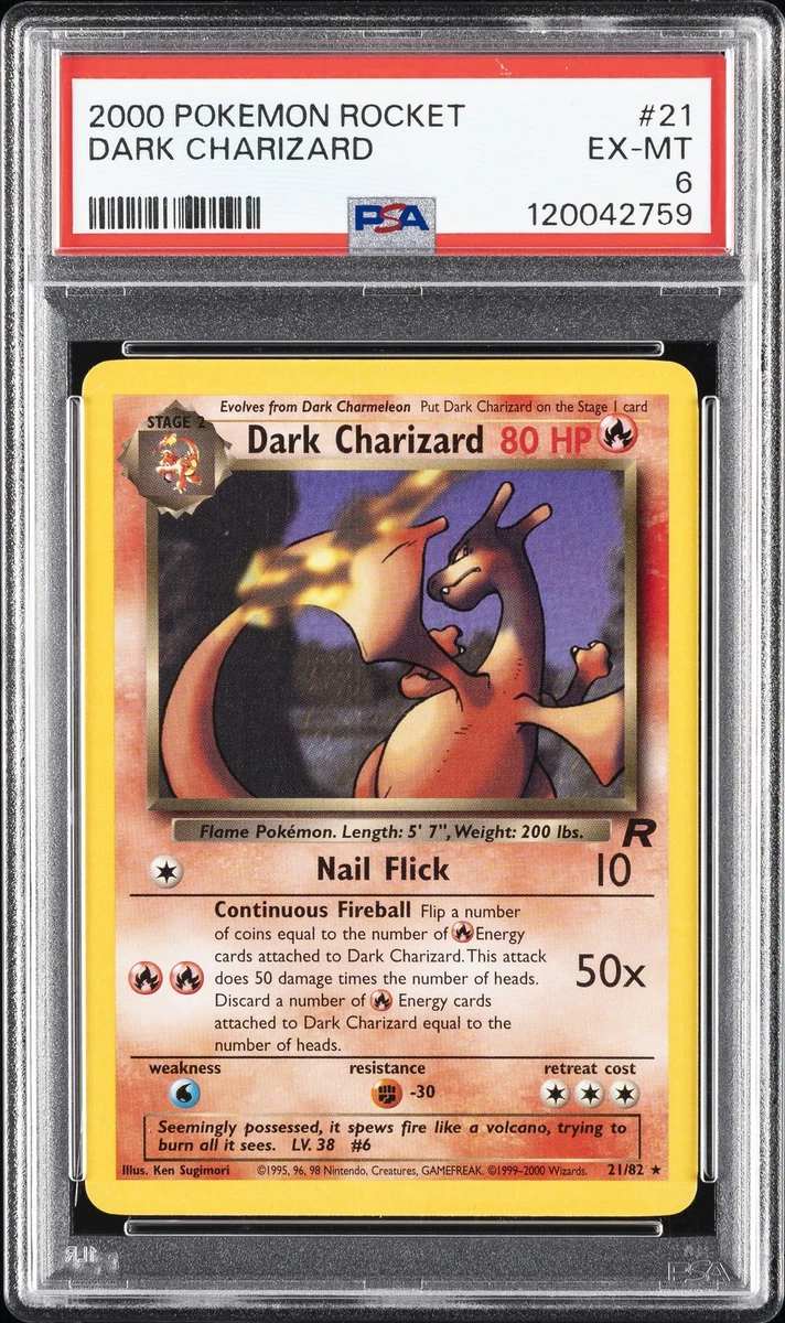 Preços baixos em Cartões individuais de Pokémon Darkness Charizard