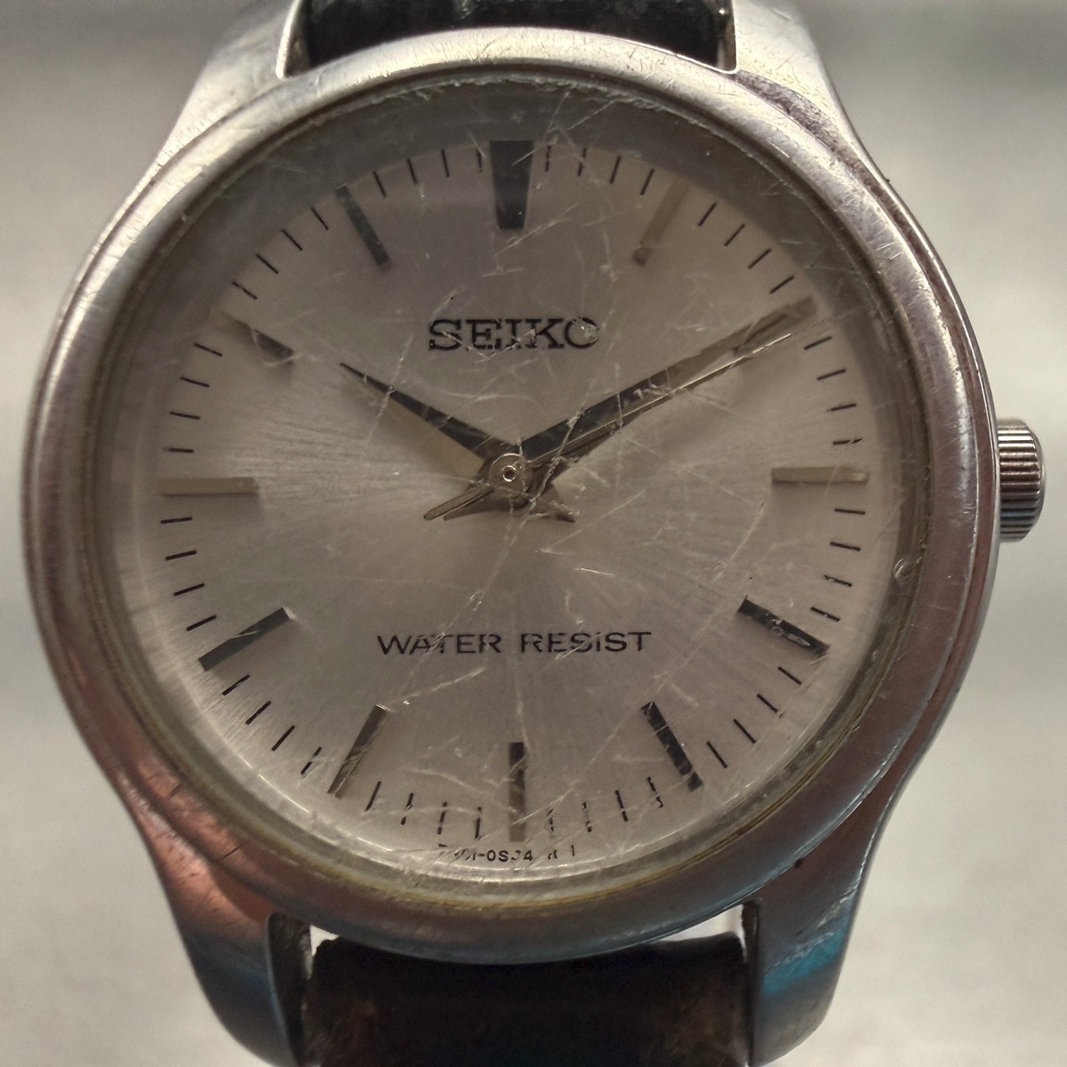 SEIKO　新品電池　美品　腕時計　稼働品　7N01-0DF0　メンズ　ラウンド Seiko Watch Women 26mm Silver Dial Silver Tone Round 7N01-0DF0 New