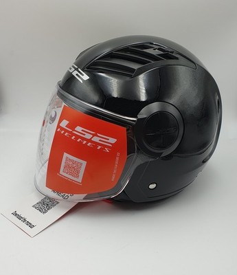 LS2 Airflow OF562 Jet Helm Motorradhelm Schwarz Größe XXL 