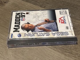 Madden NFL 97 Sega Saturn Complete CIB w/Poster Authentic