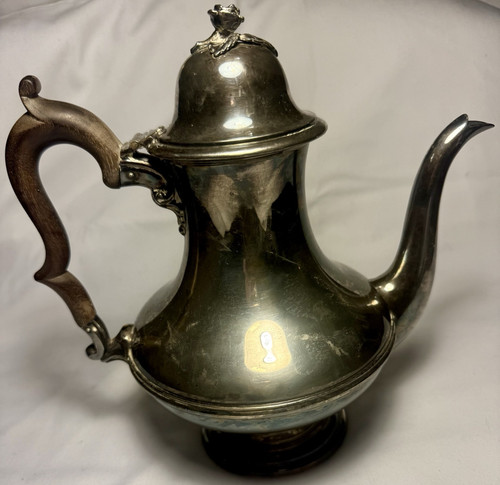 Vintage versilberte Kaffee Teekanne Kanne - Bild 1 von 9