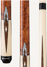 Players G4147 Birdseye  Maple with White Recon Wrapless Cue Free Shipping 