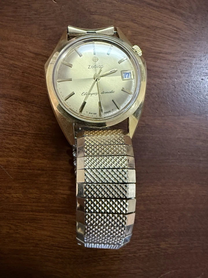 Reloj Automático Hombre Zodiac Olympos Vintage Hecho en Suiza Foto 2 de 4