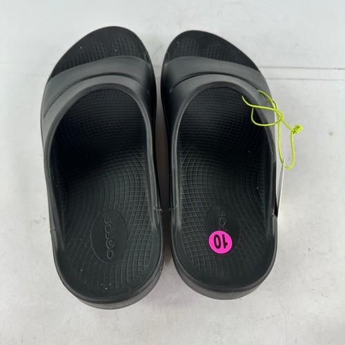 Oofos OOahh Herren Sport Flex Slide US 10 Schwarz Erholung Sandalen Schuhe - Bild 6 von 13