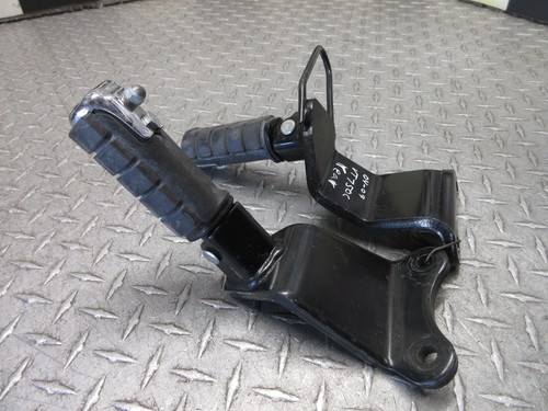 04-09 2009 HONDA SHADOW VT750 Aero Right & Left Foot Peg Mount Bracket 2004 2005 - Picture 11 of 15