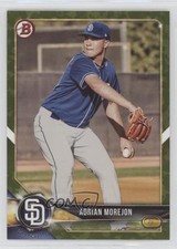2018 Bowman Prospects Camo Adrian Morejon #BP73 nh6