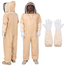 Bee Suit for Men Women XXL Beekeeping Suit with Glove Veil Hood for Bee Keeper