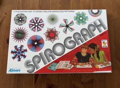 Kenner Spirograph pädagogisches Zeichenspielzeug Spiel Hasbro Y2K 1990er Neu im Karton Retro Kunst