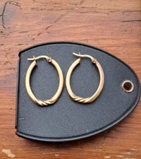 9kt creole earings for sale