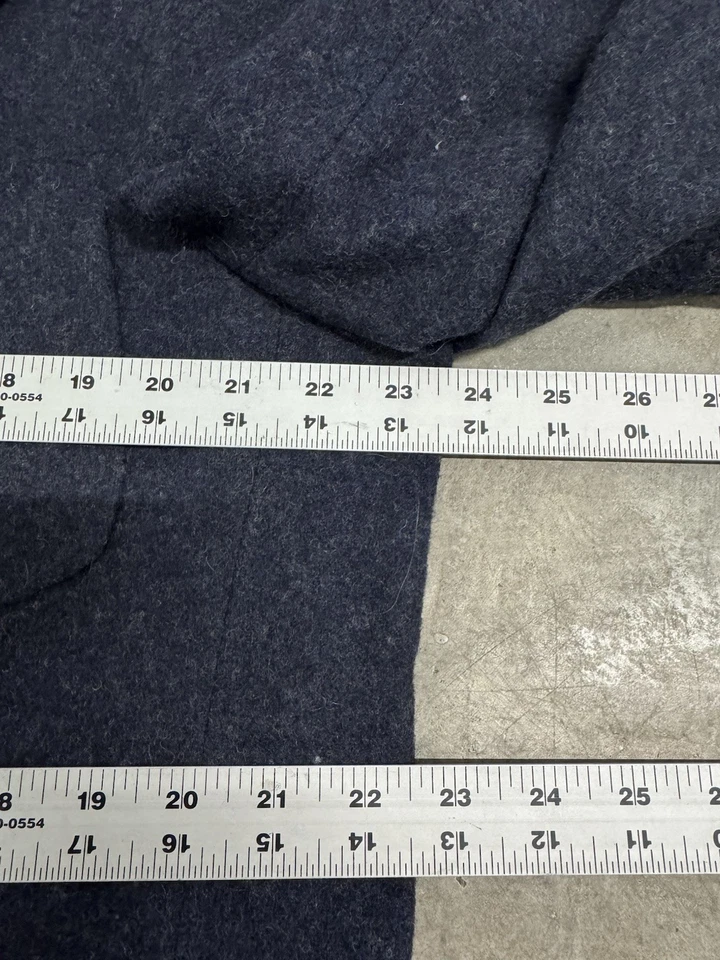 Chaqueta Blazer De Colección Lands End Para Hombre 44L Azul Marino 100% Lana Tweed Abrigo Deportivo Foto 3 de 4