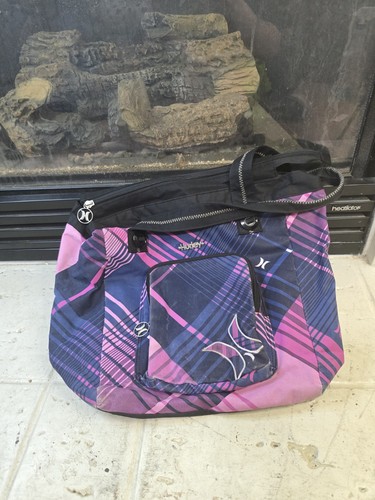 Bolso de Mano Hurley Rosa y Negro Usado - Imagen 2 de 10