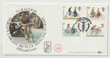 2/8/1978 UK GB FDC - Cycling Centenaries - Benham BOCS5 - Nottingham Special