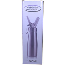 Professional Stainless Steel Whipped Cream Dispenser   1 Liter 1000 ml 