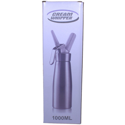 Professional Stainless Steel Whipped Cream Dispenser   1 Liter (1000 ml)