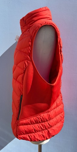 Bernardo Plus Solid Women's Quilted Puffer Packable Hooded Orange Vest Size 3X - Picture 10 of 17