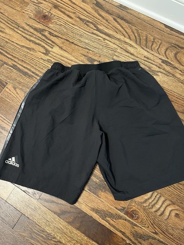 adidas MLS Men's D.C. United Soccer Training Shorts Unlined Black/White Large - Picture 2 of 10