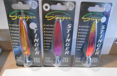 Michigan Stinger  Trolling Spoons Salmon Walleye  -3 3 /4'' Lot # 68