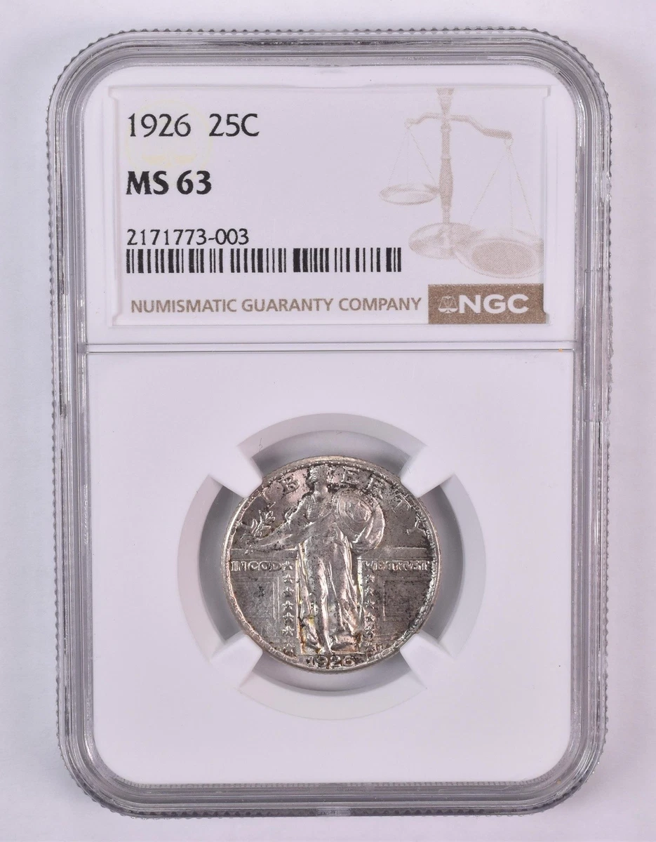 25+ MS 63 Graded Standing Liberty US Quarters (1916-1930) for sale
