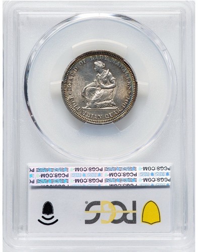 1893 Isabella Quarter PCGS MS61 Toned - Picture 4 of 4