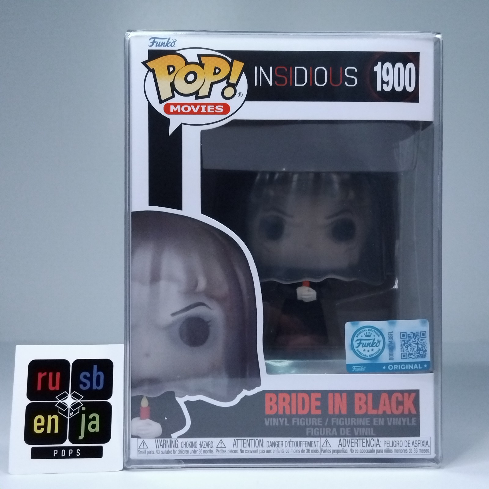 Funko Pop! Películas Terror Novia Insidiosa en Negro Edición Especial #1900