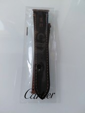 Cartier Santos Lederarmband 22mm Braun QuickS...