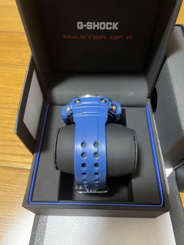 Casio G-Shock Gulf Master GWN-1000 Blue Solar Radio Silver Bezel Used - Picture 3 of 11