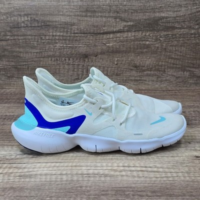 Nike Free RN 5.0 Women's Size 6.5 Cream Teal Shoes (AQ1316-103) NEW WITH DEFECTS