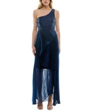 Taylor Asymmetric One-Shoulder Pleated Organza Gown MSRP $248 Size 8 # 1B 2910 B