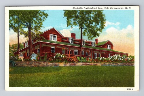 Little Switzerland NC-North Carolina, Little Switzerland Inn Vintage Postkarte