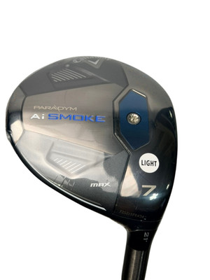 Callaway NEW Ai Smoke Max 7 Wood 21° Cypher Black 50g Senior Flex 42''