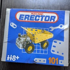 Meccano Erector Dump Truck 101 Vintage Made In France *New Sealed*