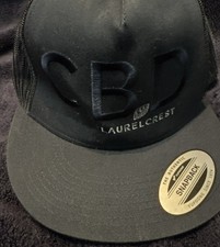 Yupoong SnapBack : CBD : Laurelcrest : Blue Flatbill New w/Authenticity Sticker