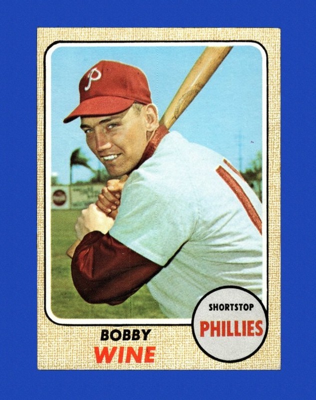 1968 Topps Set-Break #396 Bobby Wine EX-EXMINT *GMCARDS*