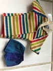 Vintage Barbie Allan striped Terry top with blue shorts