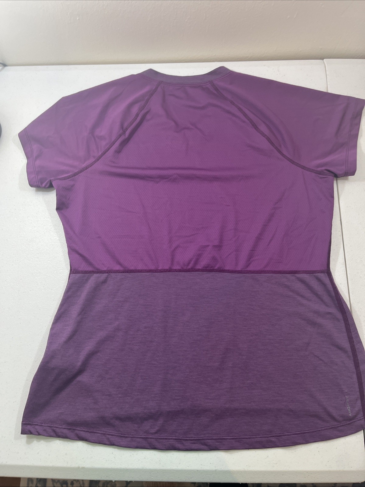 North Face Women's Large Flash Dry Purple Short Sleeve Shirt Preowned Good Cond thumbnail 7