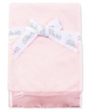 Baby-Girls Newborn Plush Stroller Blanket Light Pink One Size