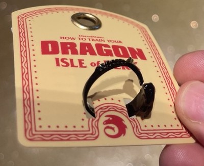 Universal Epic How To Train Your Dragon Httyd Toothless Night Fury Wrap Ring
