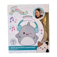 SQUISHMALLOWS ▪︎ Gordon Shark Plush Headphones & Microphone Wireless Bluetooth