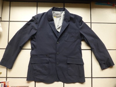Eddie Bauer Herren Jacke Outdoorjacke Travex Sakko Blau Stretch Gr.56