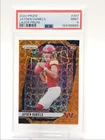 JAYDEN DANIELS 2024 PANINI PRIZM ROOKIE ORANGE LAZER #347 RC PSA 9 Q2029