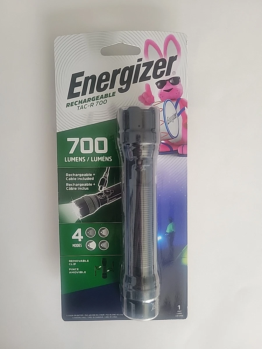 Lampe de poche Energizer Emergency Metal,mousqueton,stroboscope,anneau