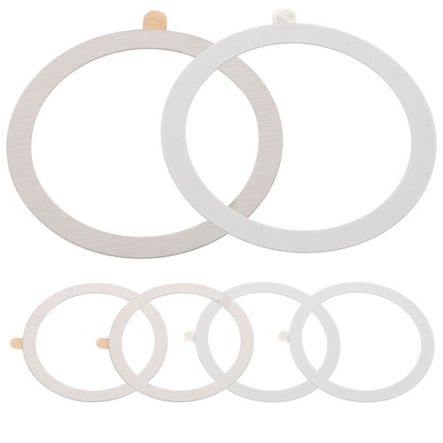 6 Piezas Anillo Magnético Teléfono Móvil Estuche Accesorios Metal Adhesivo para Anillos - Imagen 11 de 12