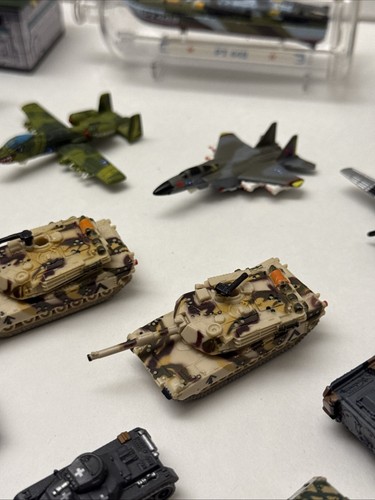 Micro Machines Military Battle Zones Hornet Hill W/ Helicopters Jets Boats Tanks - Picture 11 of 24