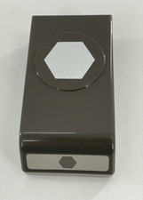 Stampin' Up Hexagon Paper Scrapbooking Punch Locking Back Crafts Cards Hobby