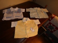 Diaper Shirt Lot Vintage Birdy Togs Dog Philippines Windsor Stork 0-9 Month