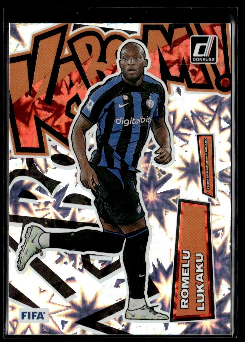 2022 Panini Donruss Soccer FIFA  KABOOM!  Romelu Lukaku