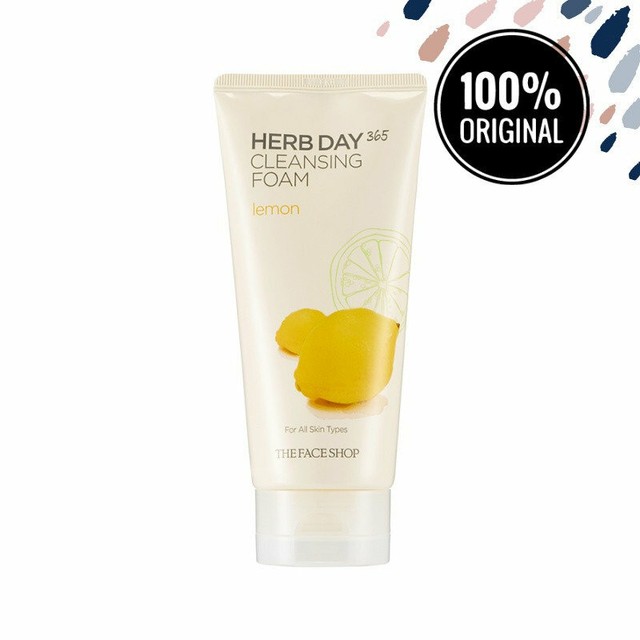face shop lemon facial wash